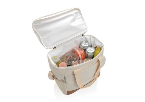 Impact AWARE™ 16 oz. rcanvas cooler bag, white