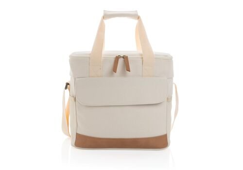 Impact AWARE™ 16 oz. rcanvas cooler bag, white