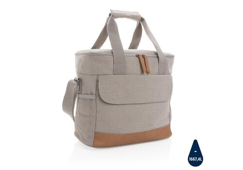 Impact AWARE™ 16 oz. rcanvas cooler bag, grey