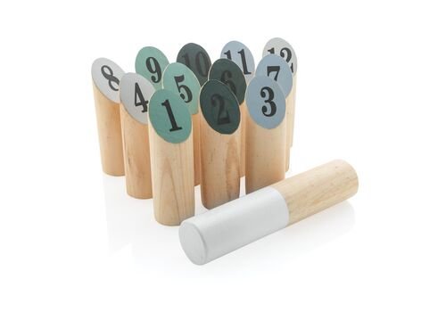 Wooden scatter set, brown