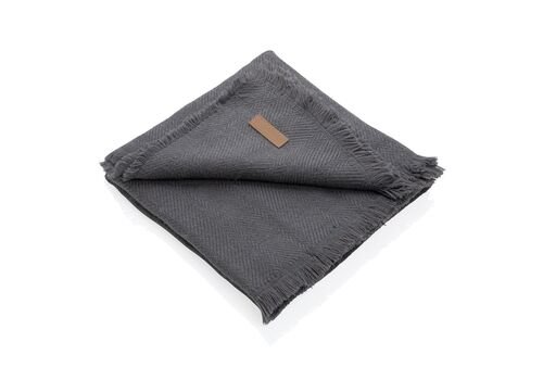 Ukiyo Aware™ Polylana® woven blanket 130x150cm, grey