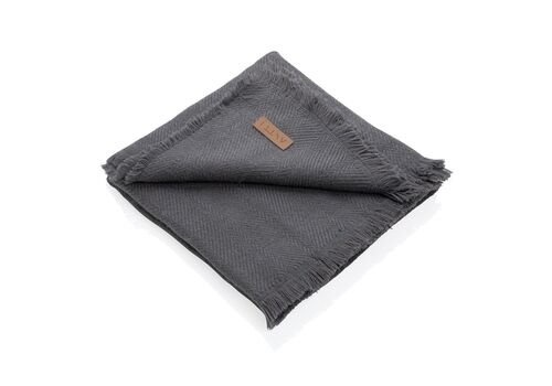 Ukiyo Aware™ Polylana® woven blanket 130x150cm, grey