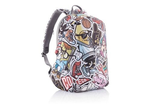 Bobby Soft &quot;Art&quot;, anti-theft backpack, brown