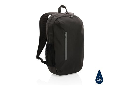 Impact AWARE™ 300D RPET casual backpack, black