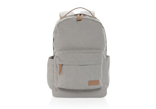 Impact AWARE™ 16 oz. recycled canvas backpack, grey
