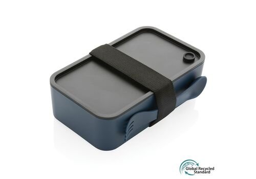 GRS RPP lunch box with spork, navy