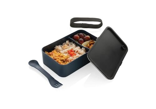 GRS RPP lunch box with spork, navy