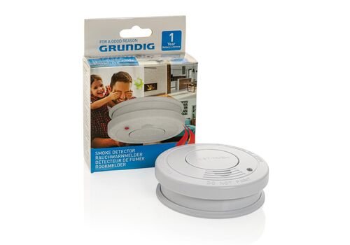 Grundig Smoke Detector Alarm, white
