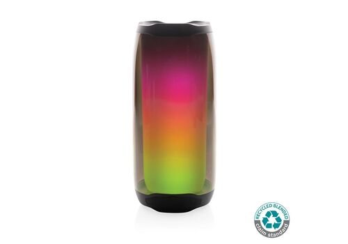 RCS recycled plastic Lightboom 10W speaker, black