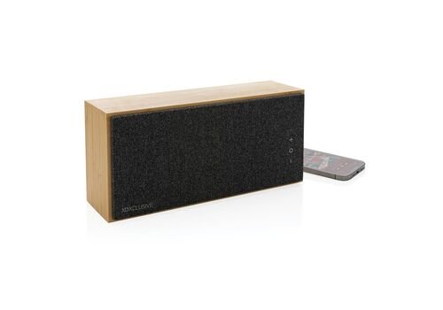 Wynn 20W FSC® bamboo wireless speaker, brown