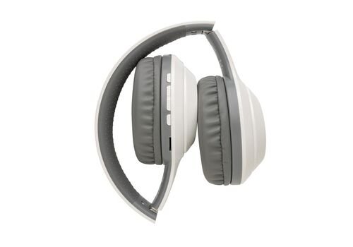RCS standard recycled plastic headphone, white