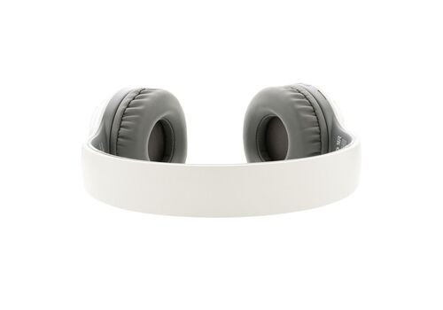 RCS standard recycled plastic headphone, white