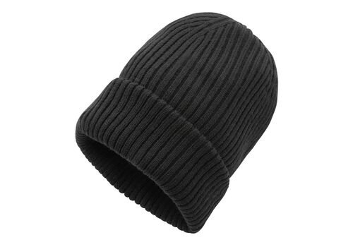 Impact AWARE™  Polylana® double knitted beanie, black
