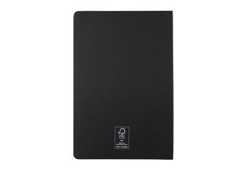 A5 FSC® hardcover notebook, black