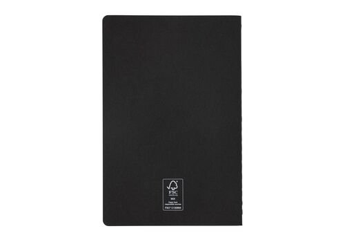 A5 FSC® standard softcover notebook, black