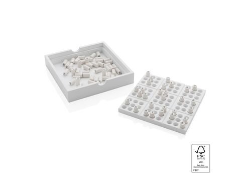 FSC® wooden Sudoku game, white
