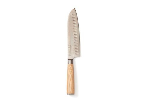 VINGA Hattasan Damascus Santoku knife, silver