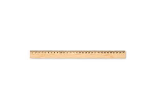 Ruler in bamboo 30 cm
