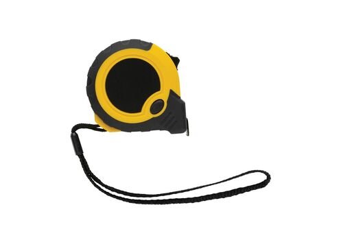 RCS recycled plastic 3M/16 mm tape with stop button, yellow