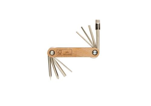 FSC® Wooden hex tool, brown