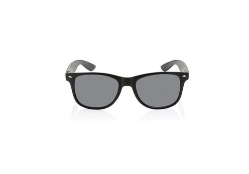 GRS recycled PC plastic sunglasses with FSC® cork, black