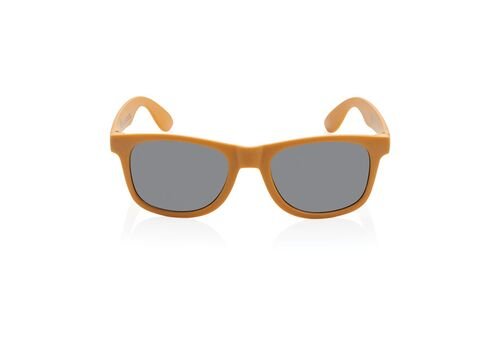 GRS recycled PP plastic sunglasses, brown