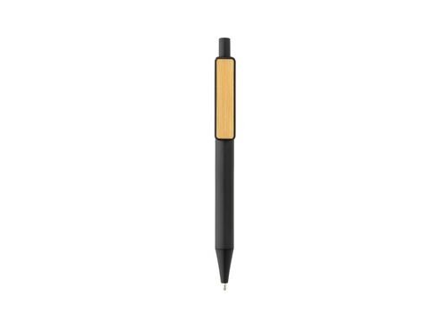 GRS RABS pen with bamboo clip, black