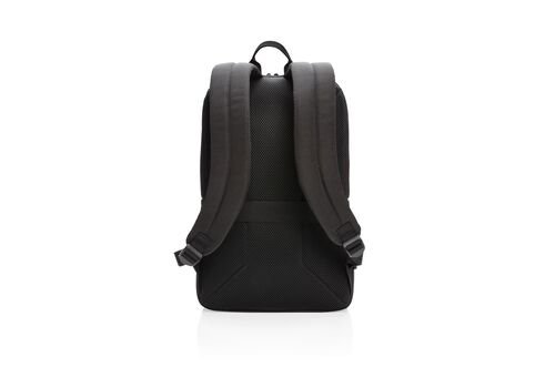 Swiss Peak AWARE™ RFID and USB laptop backpack, black