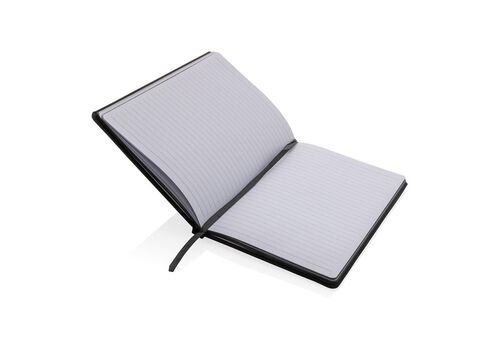GRS certified RPET A5 notebook, black