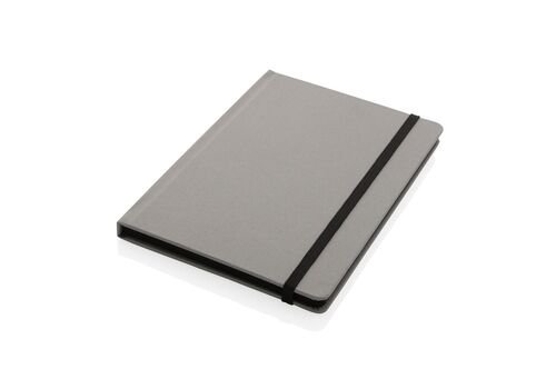 GRS certified RPET A5 notebook, grey