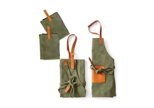 VINGA Asado Apron, green