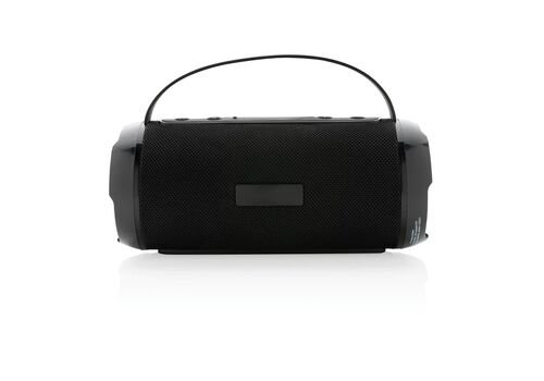 RCS recycled plastic Soundboom waterproof 6W speaker, black