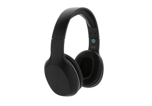 RCS recycled plastic JAM wireless headphone, black