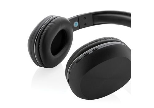 RCS recycled plastic JAM wireless headphone, black
