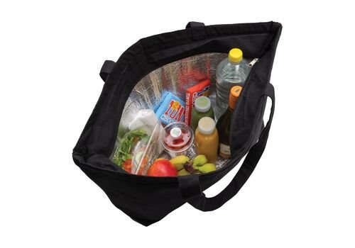 Impact AWARE™ 285 gsm rcanvas large cooler tote undyed, black