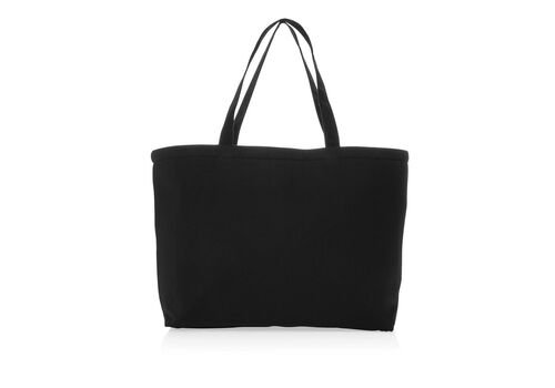 Impact AWARE™ 285 gsm rcanvas large cooler tote undyed, black