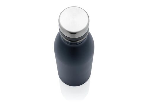 RCS recycled stainless steel deluxe water bottle, navy
