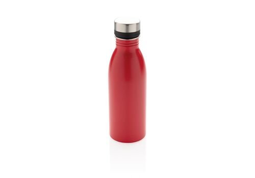 RCS recycled stainless steel deluxe water bottle, red