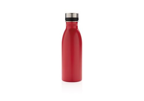 RCS recycled stainless steel deluxe water bottle, red