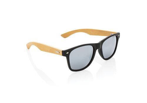 FSC® Bamboo and RCS recycled plastic sunglasses, black