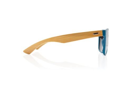 FSC® Bamboo and RCS recycled plastic sunglasses, blue