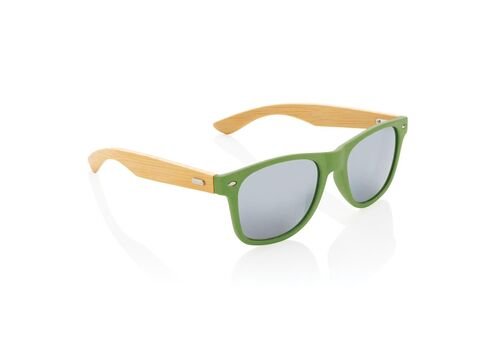 FSC® Bamboo and RCS recycled plastic sunglasses, green