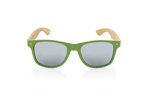 FSC® Bamboo and RCS recycled plastic sunglasses, green