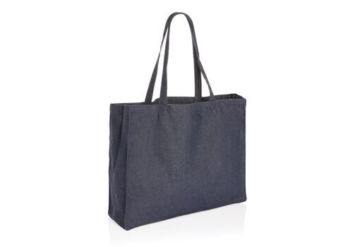 Impact AWARE™ recycled denim shopper, blue