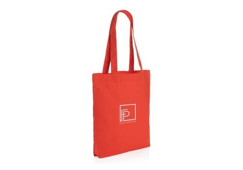 Impact AWARE™ recycled canvas tote bag 285 gsm, red