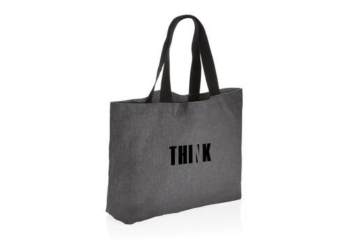 Impact AWARE™ recycled canvas large tote 240 gsm undyed, anthracite