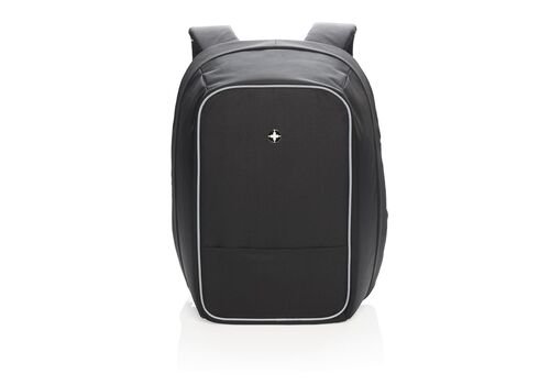 Swiss Peak AWARE™ anti-theft 15.6"laptop backpack, black