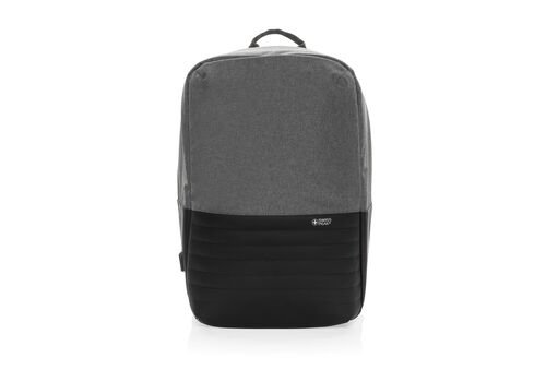 Swiss Peak AWARE™ RFID anti-theft 15&#039; laptop backpack, grey