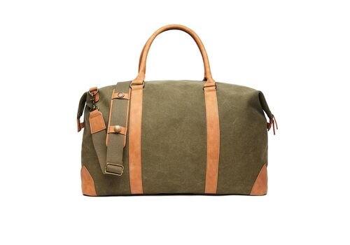 VINGA Bosler canvas dufflebag, green