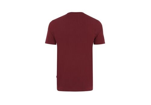 Iqoniq Bryce recycled cotton t-shirt, burgundy